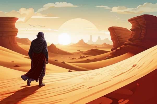 «в пустыне я скитался как бревно...»