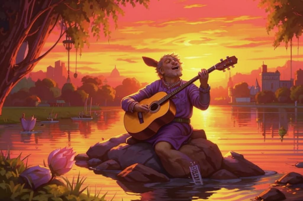 «гитару напрягал ровесникам-ребятам...»