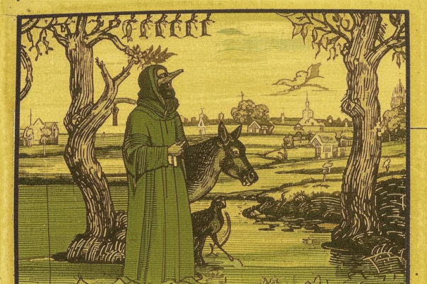 «странник у стрелки ручья опершись на посох...»