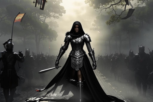 «Черная дама, как Жанна д’Арк...»