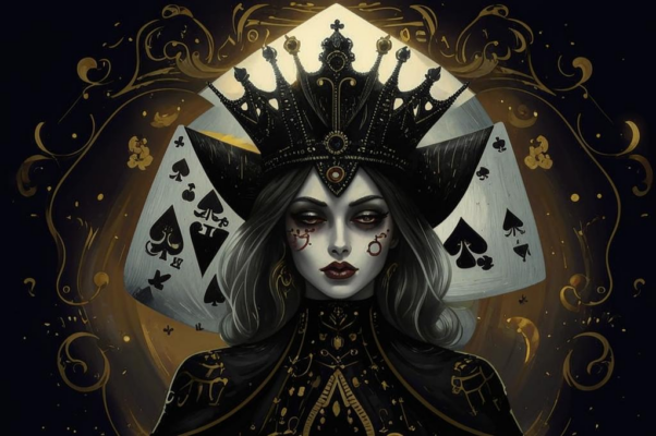 Гаданье («Разложены черные пик…»)