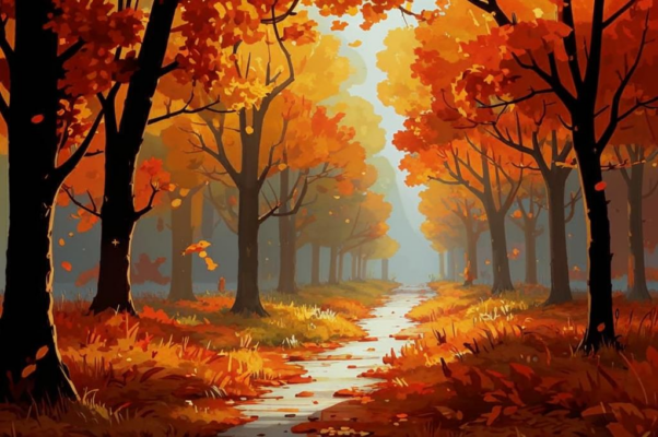 «Неправда, что осенью грустно...»