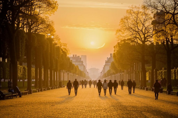 «По улице вдоль Люксембургского сада...»