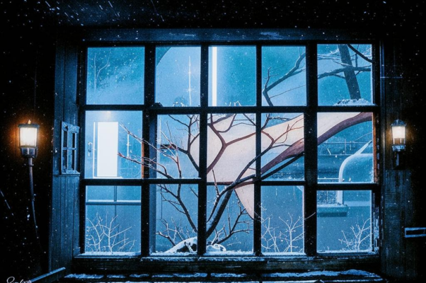 «Рисует белые узоры...»
