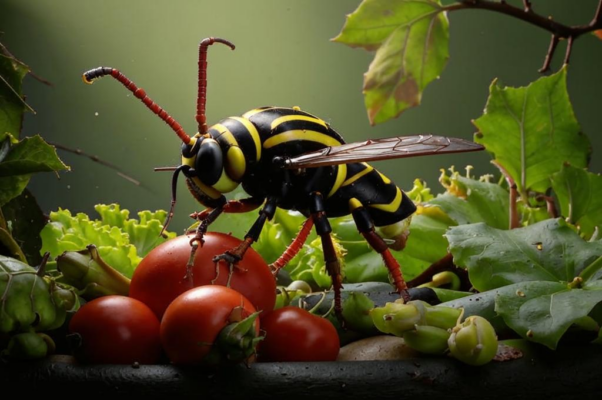 Птицы и огородное пугало