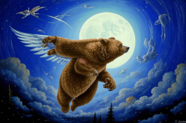 Топтыгин и Луна