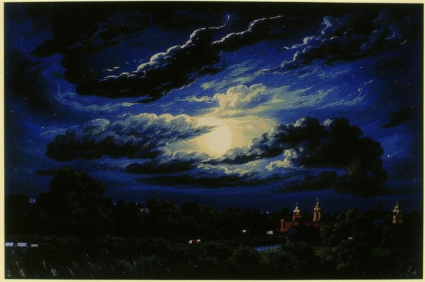 Август («Попыхивает гроза…»)