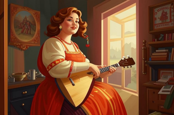 «В избе дородная хозяйка...»