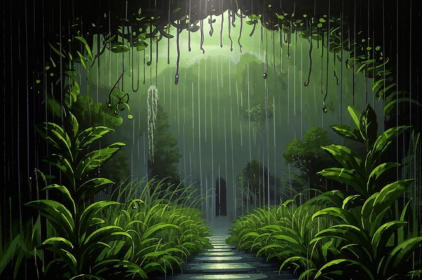 «Дождя, как книги, слышен шелест...»