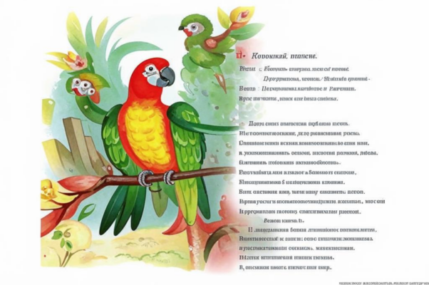 Попугай («Мой удел невелик.  Полагаю…»)