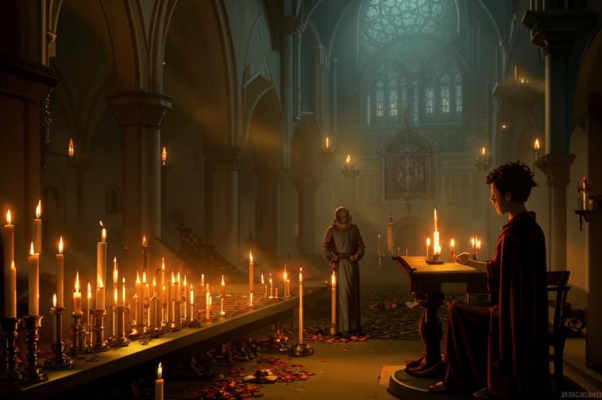 «Потухнут свечи восковые...»