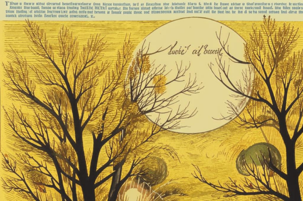 «Луна свисает, как тяжелый...»