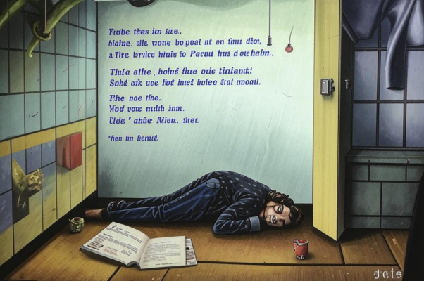 «Ночью проснется и в стену глядит...»