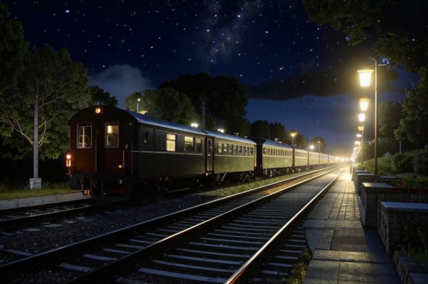 «Южной ночью, один на пустом перроне...»