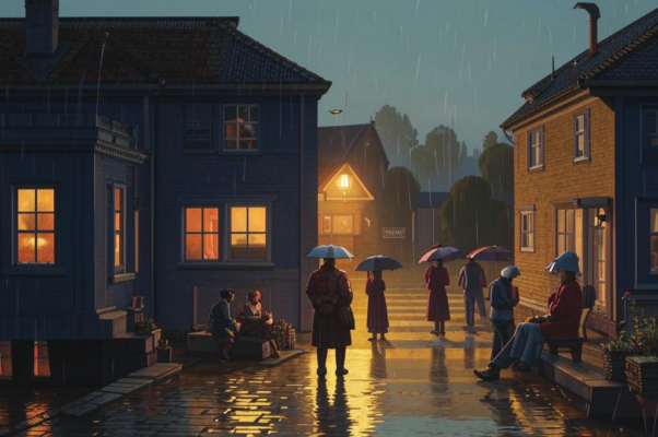 «Пережидаем дождь...»