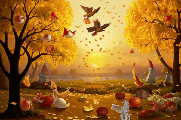 Август («Вечер.  Яблоки литы…»)