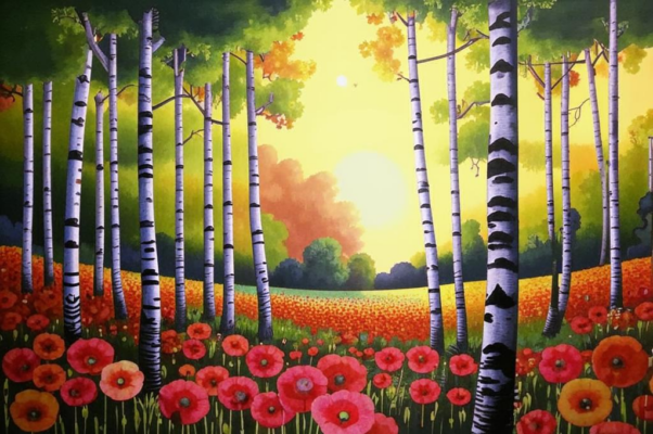 «Опять сквозь лиственницы поросль...»