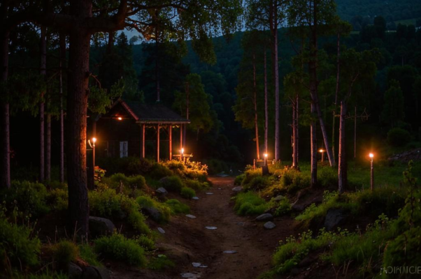 «Деревья зажжены, как свечи...»