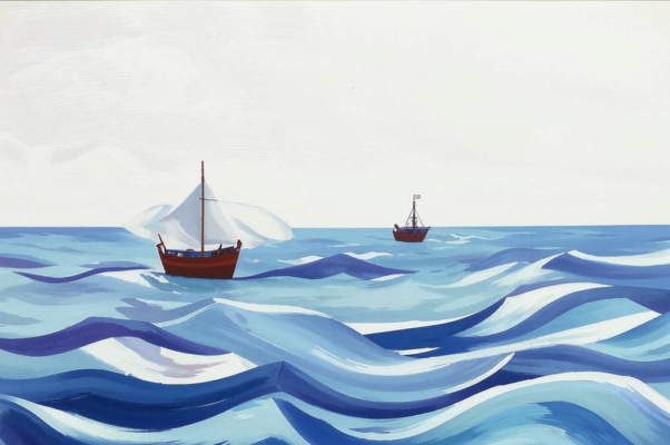 «Замлела в наступившем штиле...»