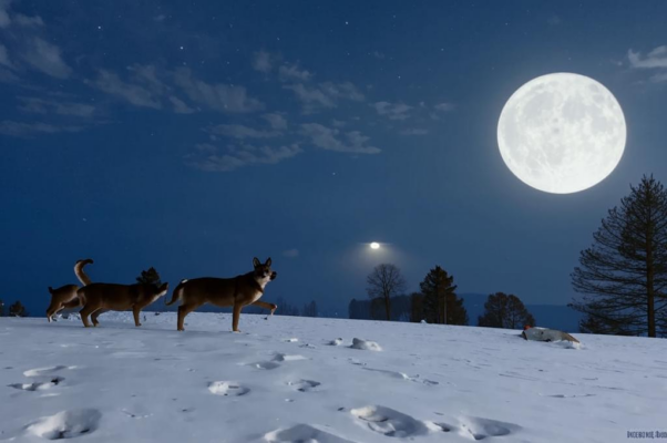 «Собаки бесшумно, как тени...»