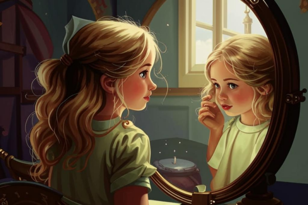 «Гляну в зеркало — и снова детский вид...»