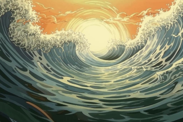 «Ты волной морского цвета...»