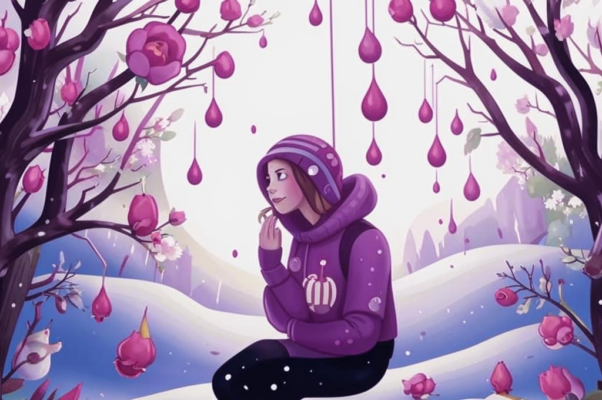 Лиловый мед