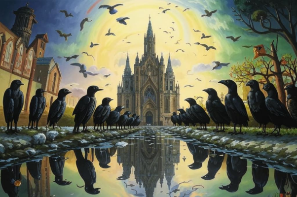 Канун («Скопленье луж как стадо мух…»)