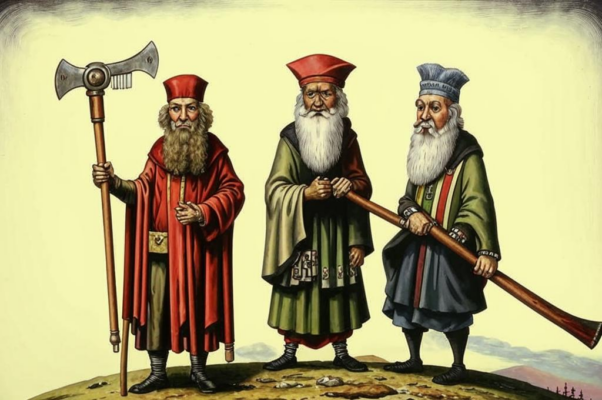 Три царя на рождественском базаре