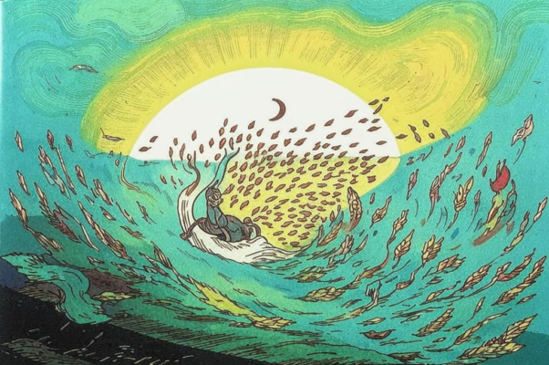 «Как будто рой подводных швей...»