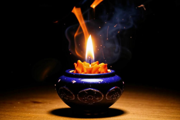 Внутри свечи