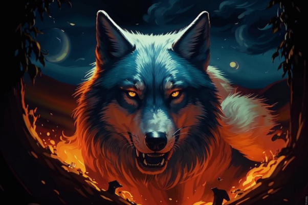 Ночная песня («Бродят ночью волчьей стаей…»)