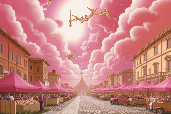 «Розовые плывут облака над Римом…»