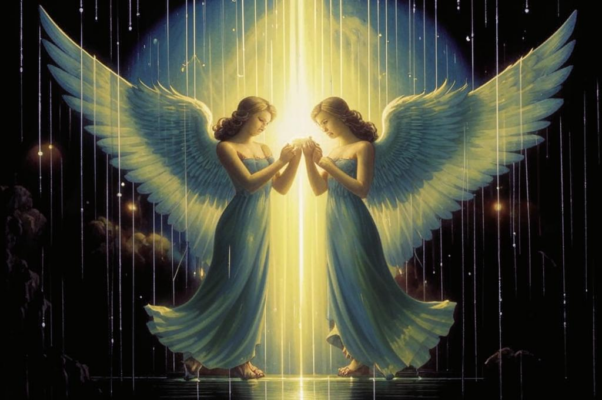 «Тише! — ангелы шепчутся — тише...»