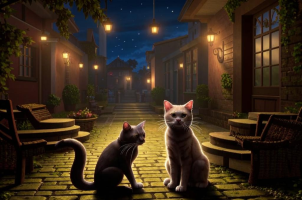 Кошка — дирижер