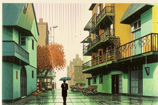 «Дождь провел крылом прохладным...»