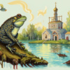 Пейзаж («Пылилась Кинешма у но…»)