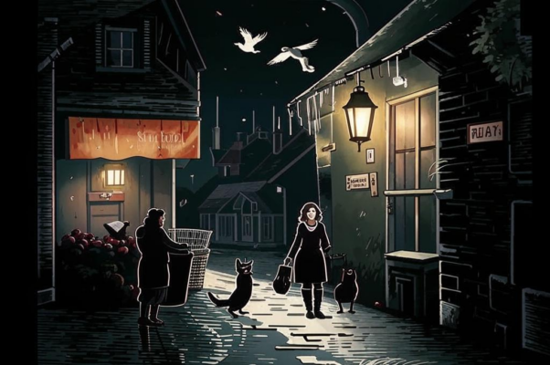 Коляска, забытая у магазина