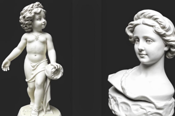 На мраморную статуэтку