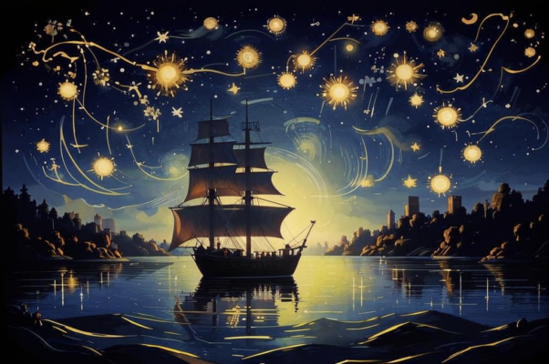 «В звездный вечер помчались...»