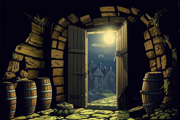 «Замок упал. Тяжелый створ широко...»