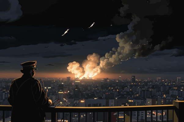 Рассвет («На горизонте меркнут пожары…»)