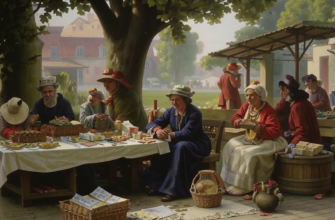 «Как тускло он сияет — летний рынок...»