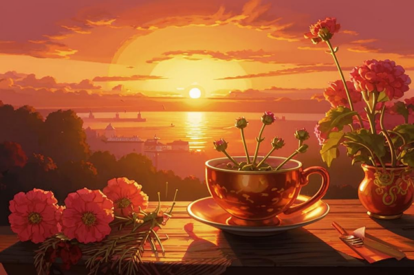 «Мокрая медная чашка...»