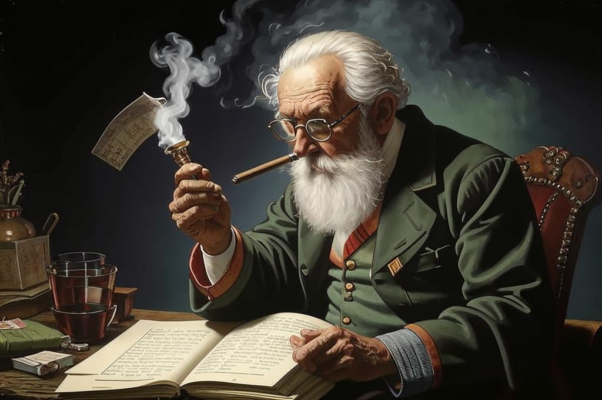 «Гляди: сияя свежей чесучей...»