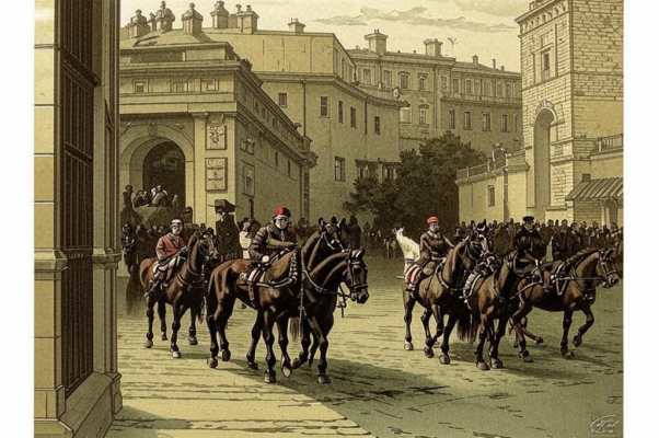 Встреча («Кони гремят за Тверскою заставой…»)