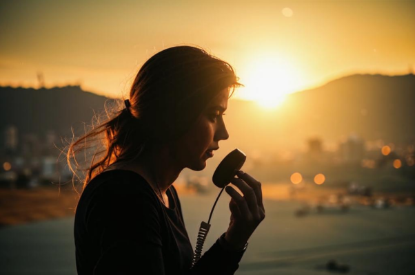 «Телефон и приглушенный голос...»