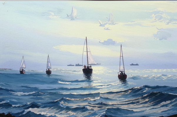 Анне Ахматовой («Вам снился Блок, и молодость, и море…»)