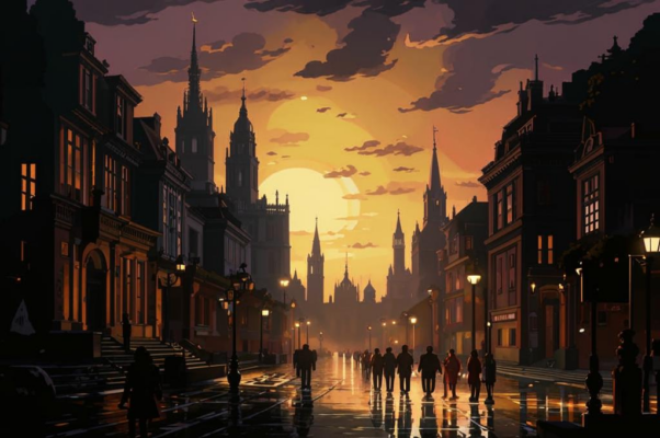 «Не выходи: над серым городом простерто...»