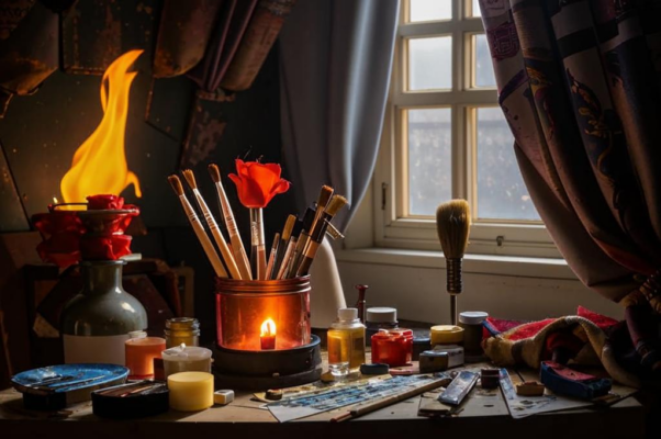 «Пылает уголь в чугунной печке...»